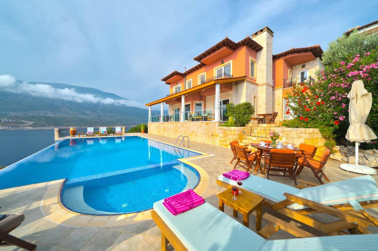 Villa Poseidon-In Winter Heated Outdoor Pool Kas Exterior photo